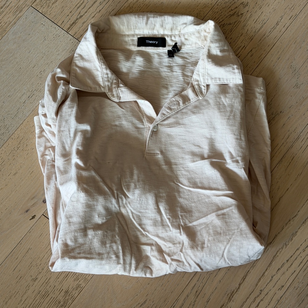 Theory Light Pink Men's Polo